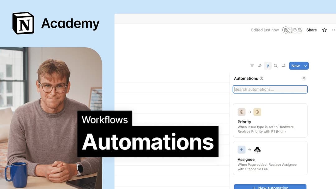 Database automations