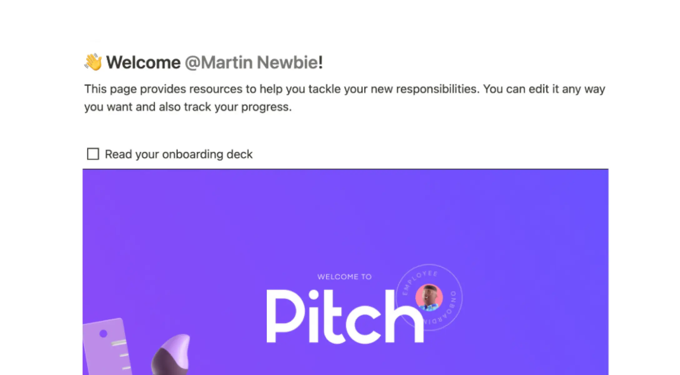 Onboarding-checklist
