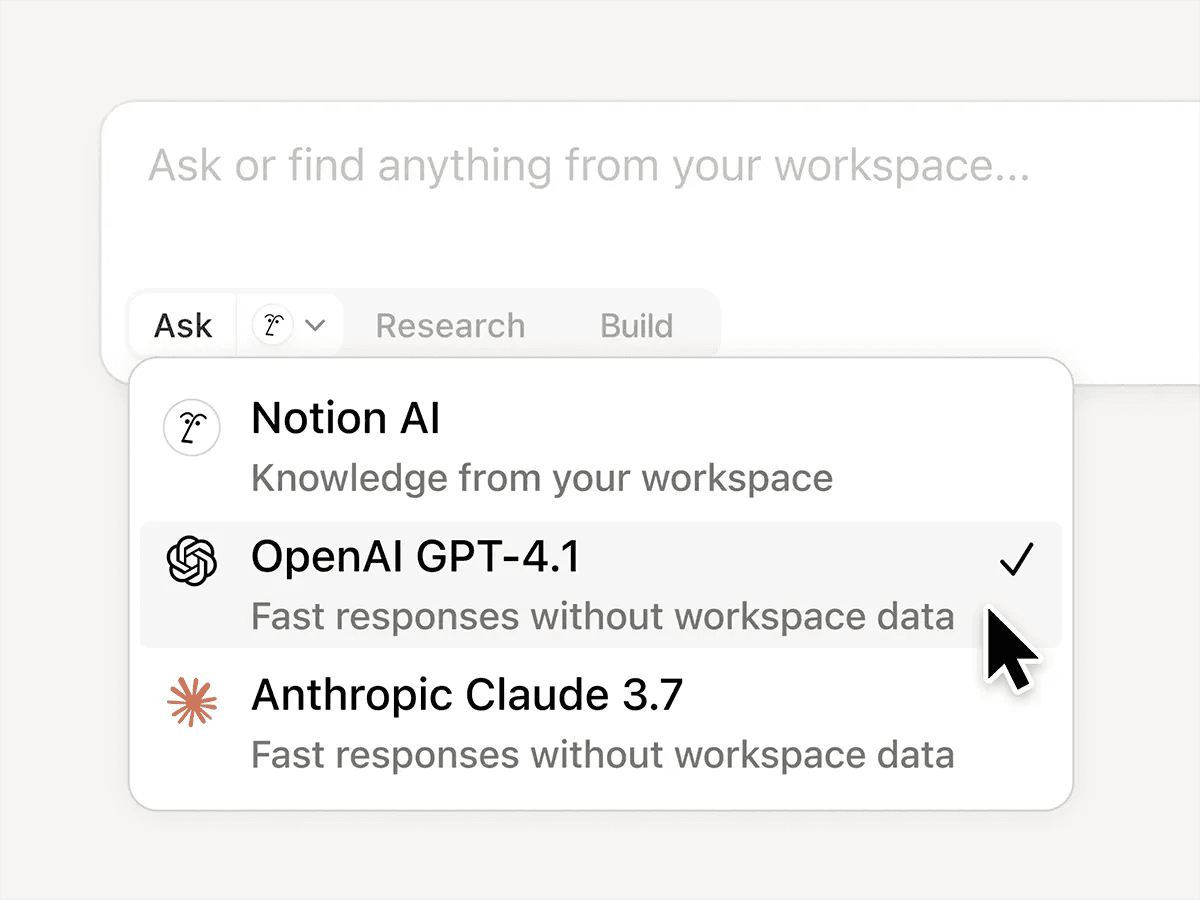 Utiliza los modelos de IA más potentes en el lugar donde tu equipo ya está trabajando, sin necesidad de cambiar de contexto en cada momento.